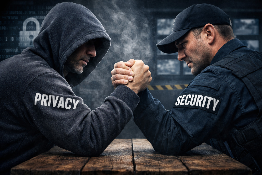 Security, Privacy, and the Space Between