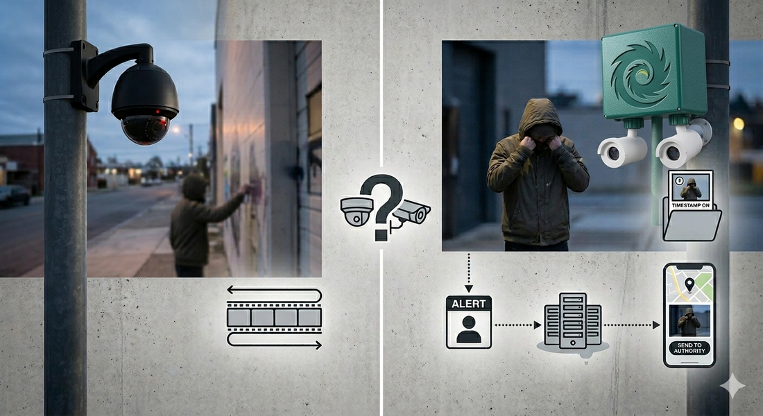 AI Event Detection vs Deterrence Cameras: What Local Governments Actually Need